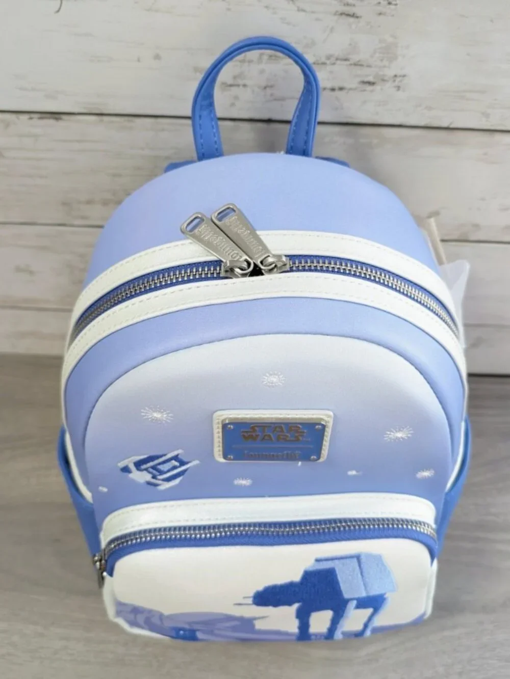 Star Wars Loungefly Mini Backpack Hoth AT-AT Empire Strikes Back Blue